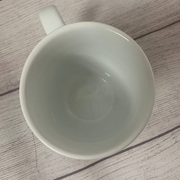 White Coffee Mug with Interaction Levels SHHHHH to OK TALK by Avon - Picture 5 of 7